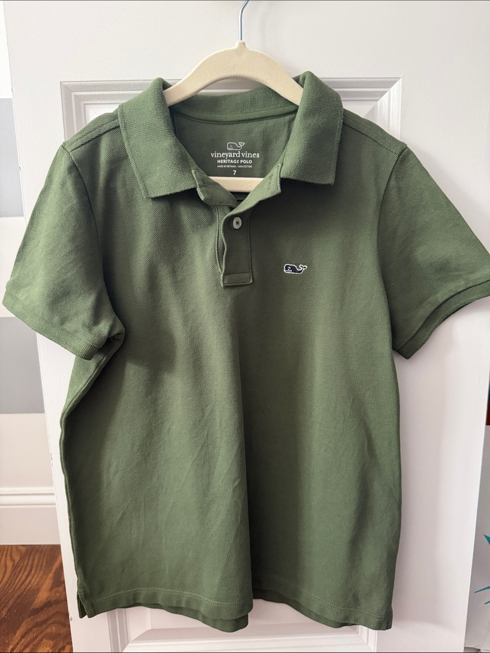 Vineyard Vines Kids Olive Polo Shirt